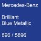 Preview: Mercedes-Benz, Brilliant Blue Metallic, 896 / 5896.